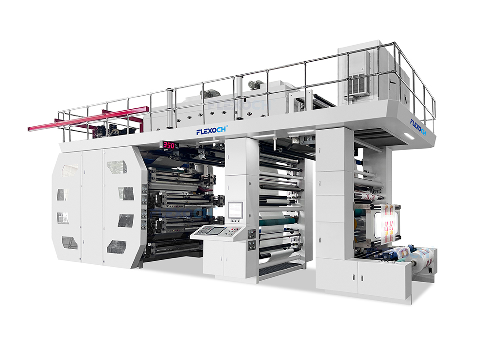 8 colour flexo printing machine