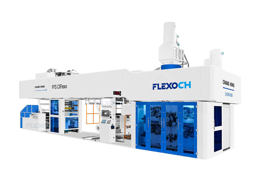 4 colour flexo printing machine