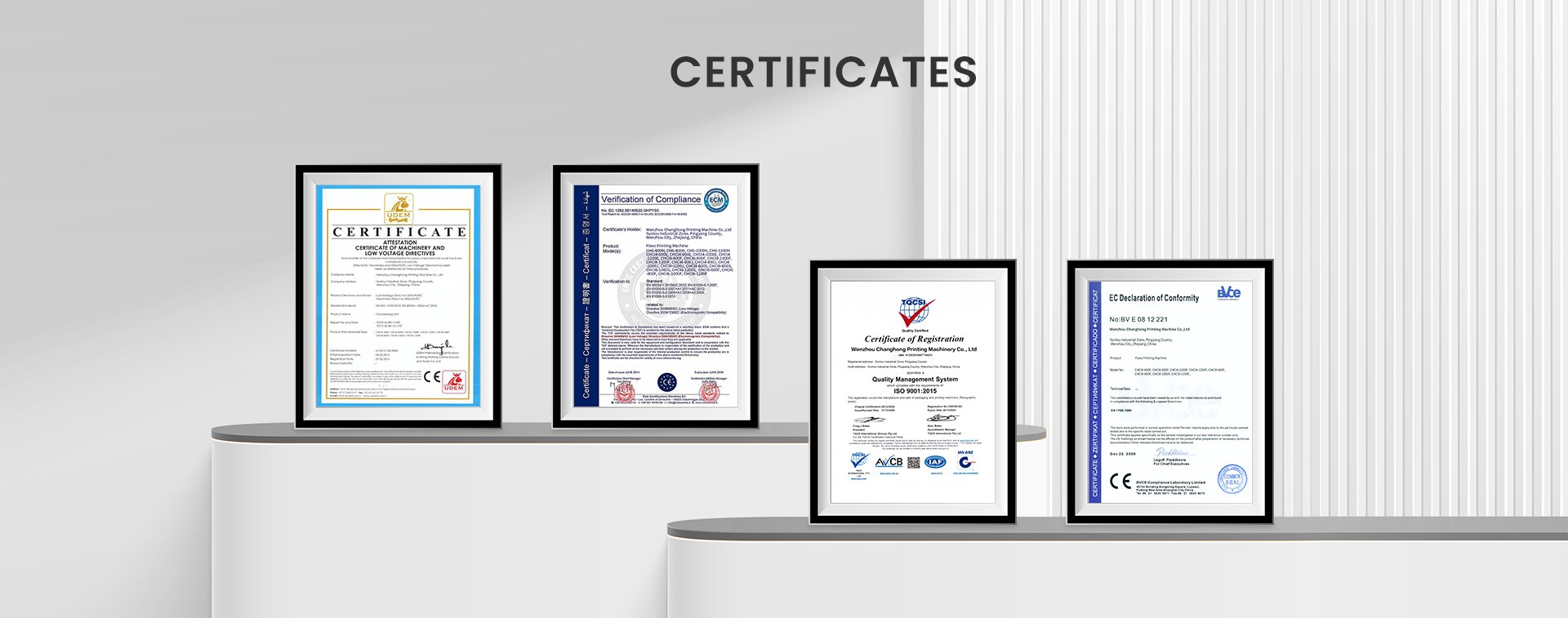 Changhong Certificates