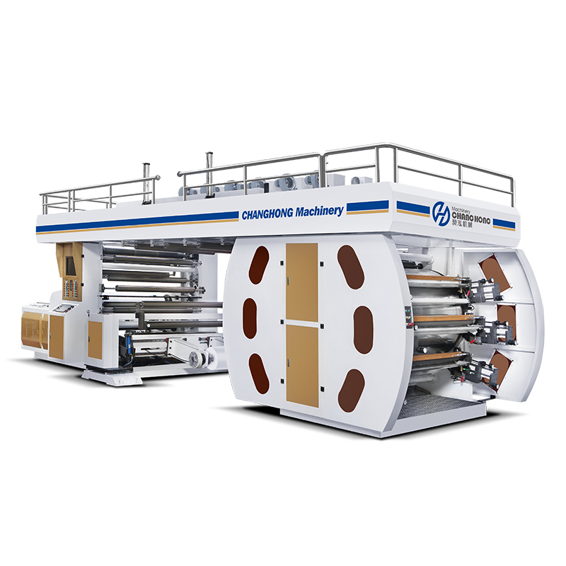 Best High Quality Polythene Bag Printing Machine Supplier –  Economic Ci Printing Machine For Paper And Non Woven 6 Colors – Changhong Printing