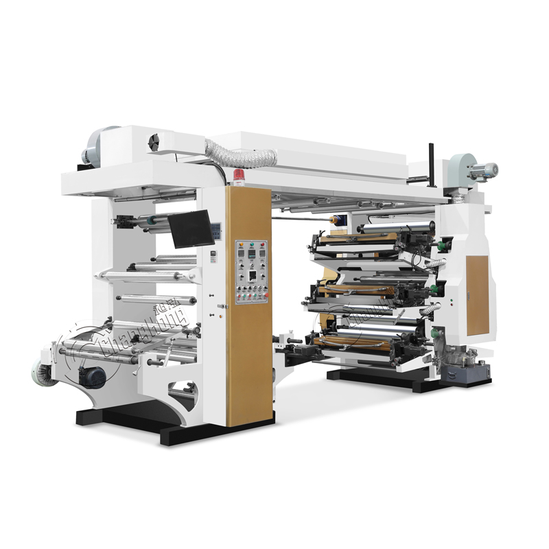 China wholesale Machine Printing Factory –  6 Colour Stack Flexo Printing Machine For  Bopp PE plastic Film – Changhong Printing