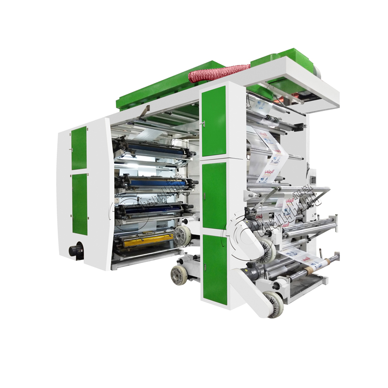 China wholesale 4 Color Flexo Printing Machine Factories –  Stack Type Flexo Printing Machine For Plastic 8 Colors – Changhong Printing