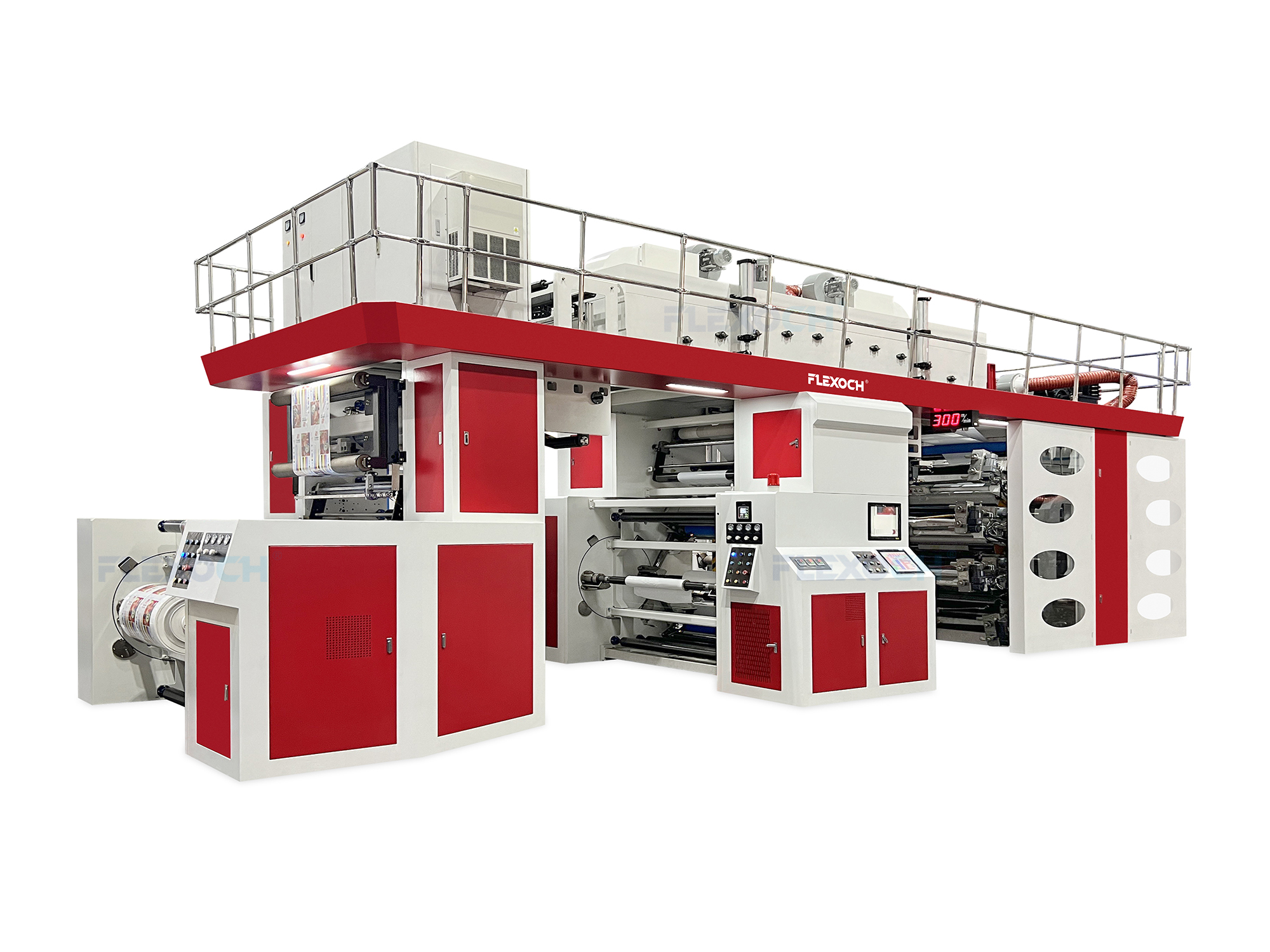 Special Design for Automatic 4 6 8 Color Adhesive ci Flexo Printing Machine for LDPE/CPP/BOPP