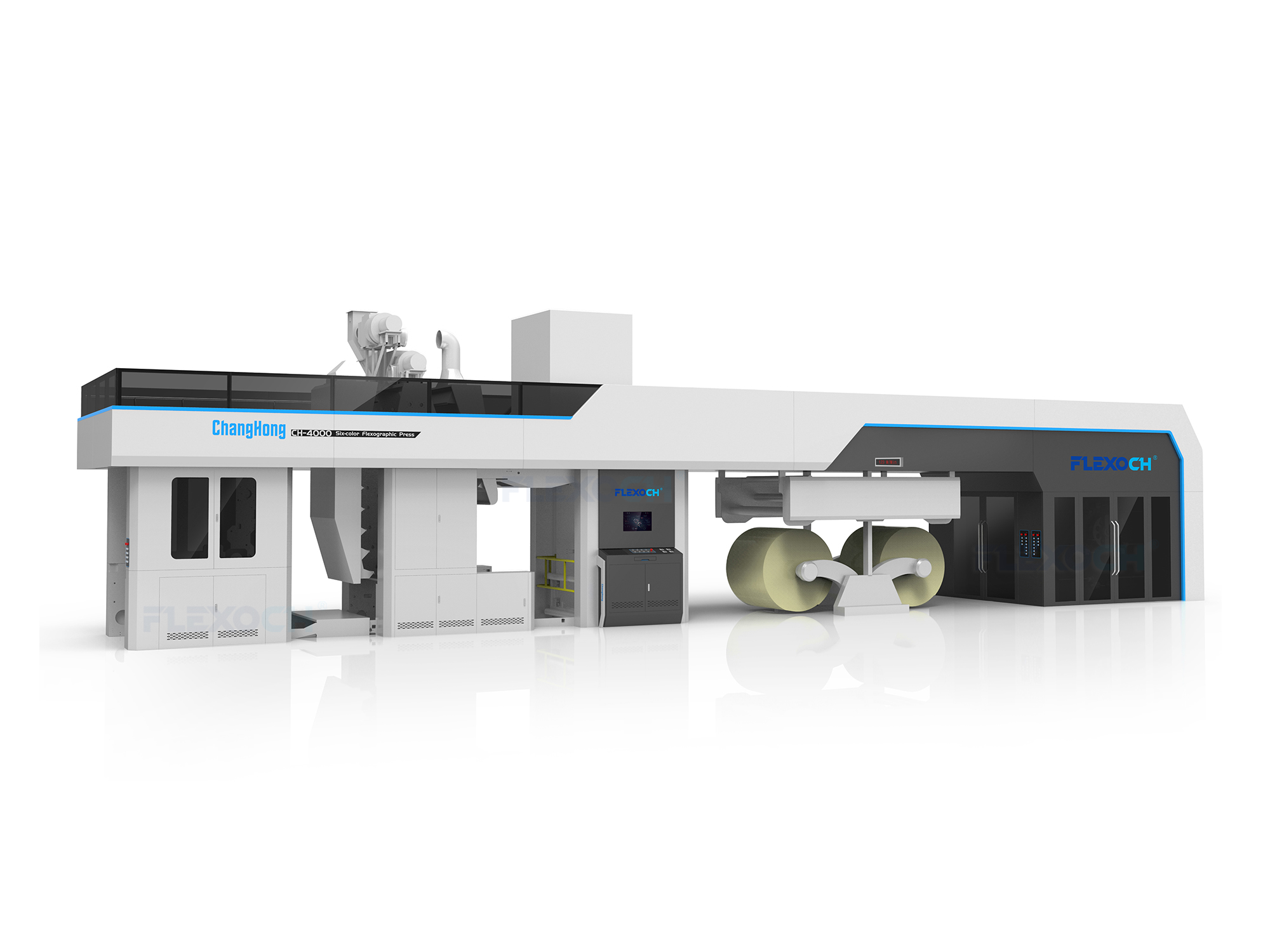 gearless flexo printing press