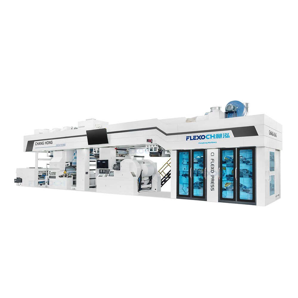 gearless flexo printing press