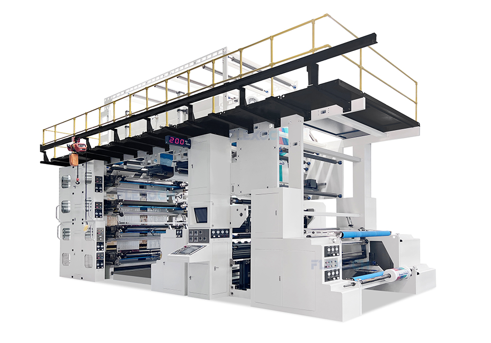 stack  flexo printing machine