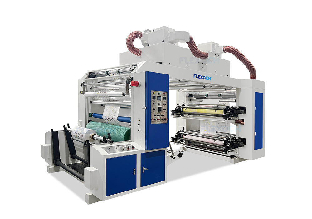 stack type flexographic printing press