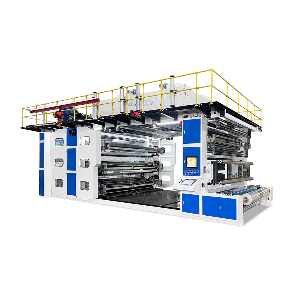 wide web stack type flexo printing machine