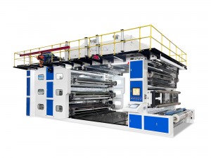 Big Discount High Quality UV SERVO Stack Type Flexo Flexographic Printing Machinery 6 Colour for BOPP Film